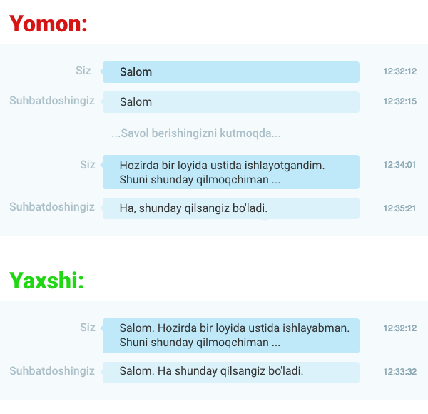 Chaqaloq otasi oldiga keldi va otasidan so'radi: 'Nega meta-savollar juda yomon?'